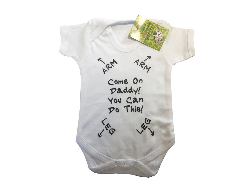 thumbnail image 2 of My Daddy Rocks Baby Grow – Funny Father's Day Gift Baby Vest – FunkyTotz 2 of 2