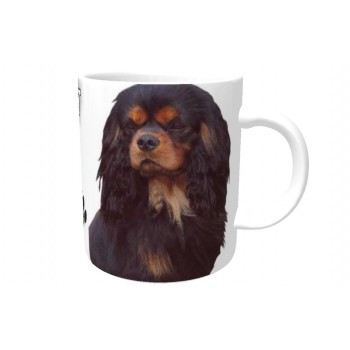 English Toy Spaniel (BK & TAN) DOG Ceramic Mug 10fl oz   104