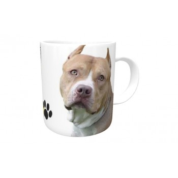 American Pitbull (tilted head) DOG Ceramic Mug 10fl oz  Dishwasher  proof 12