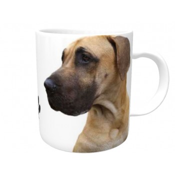 Great Dane (Fawn) DOG Ceramic Mug 10fl oz   123