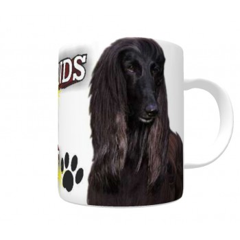 Afghan Hound (Black) DOG Ceramic Mug 10fl oz   2