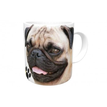PUG (fawn) DOG Ceramic Mug 10fl oz   200