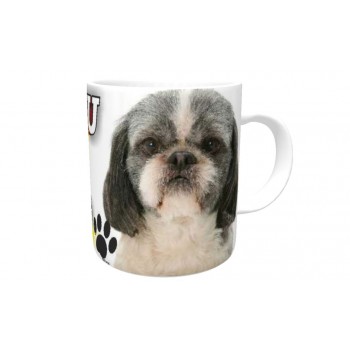 Shih tzu (Grey & white) DOG Ceramic Mug 10fl oz   226