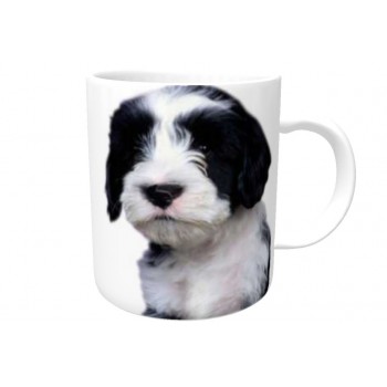 Tibetan Terrier (black & white) DOG Ceramic Mug 10fl oz   247