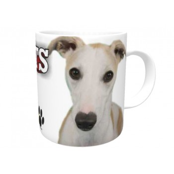 Whippet (Brown & white)  DOG Ceramic Mug 10fl oz   255
