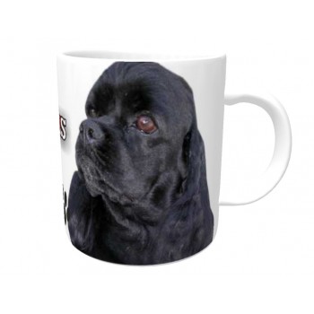 American Cocker Spaniel (Black coloured)  DOG Ceramic Mug 10fl oz   8