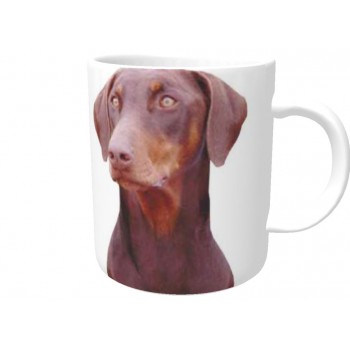 Doberman (brown dog)   DOG Ceramic Mug 10fl oz   93