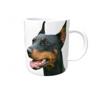 Doberman (cropped ears) DOG Ceramic Mug 10fl oz   94