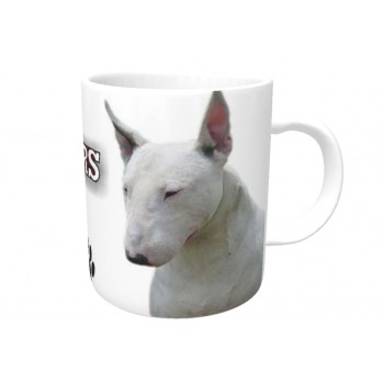 English Bullterrier (Whitebrown & white)  DOG Ceramic Mug 10fl oz   97