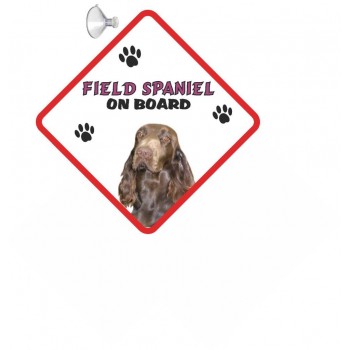 Field Spaniel  Hanging Car Sign   107