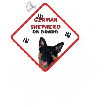 German Shepherd Hanging Car Sign   114