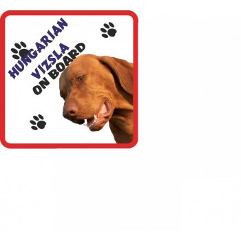 Hungarian Vizsla Hanging Car Sign   133