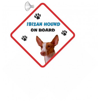 Ibiza Hound  Hanging Car Sign   137