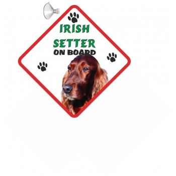 Irish Setter (red setter)  Hanging Car Sign   139