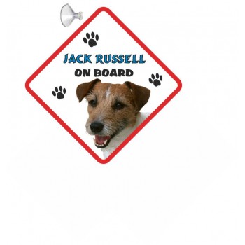 Jack Russell (Wire Hair) Hanging Car Sign   147