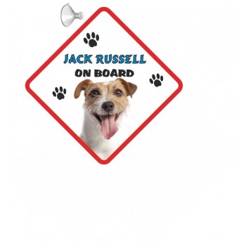 Jack Russell (Wire Hair) Hanging Car Sign   148