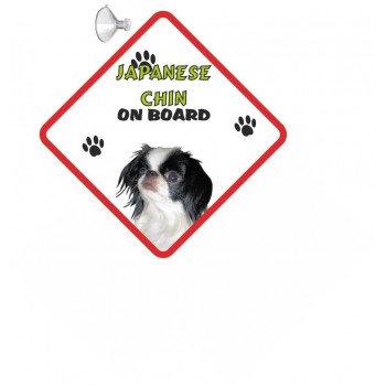 Japanese Chin  Hanging Car Sign   150