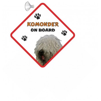 Komonder Hanging Car Sign   156