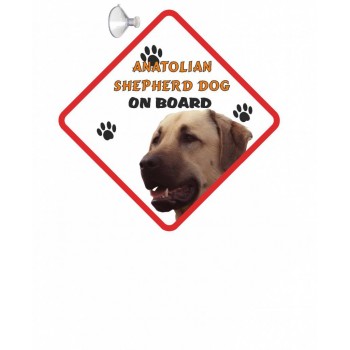 Anatolian Shepherd  Hanging Car Sign   16