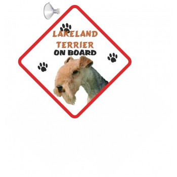 Lakeland Terrier Hanging Car Sign   161