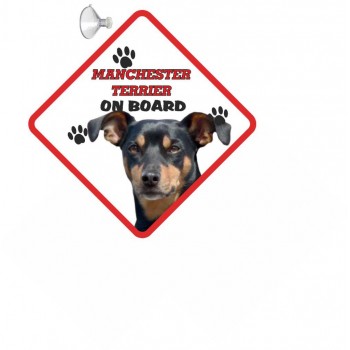 Manchester Terrier  Hanging Car Sign   168