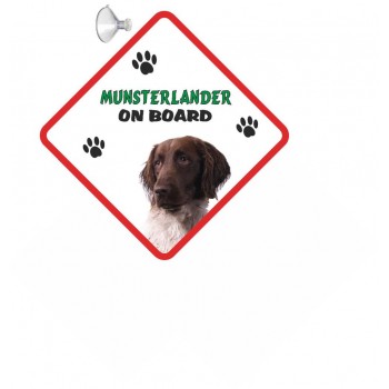 Munsterlander Hanging Car Sign   173