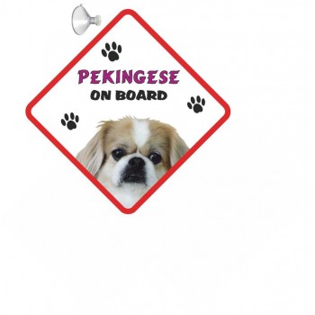 Pekingese Hanging Car Sign   187