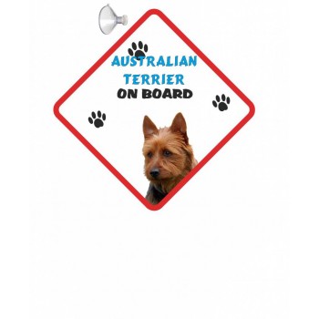 Australian Terrier Hanging Car Sign   19