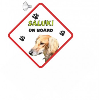Saluki (Brown)Hanging Car Sign   208