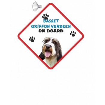 Basset GRAND Vendeen Hanging Car Sign   21