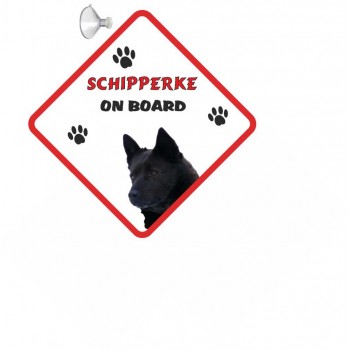 Schipperke  Hanging Car Sign   212