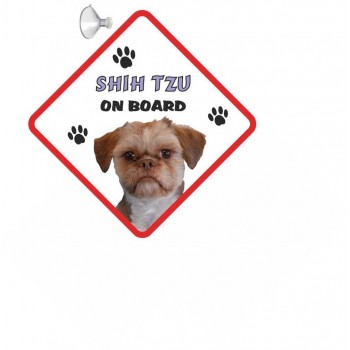 Shih tzu (Brown) Hanging Car Sign   225