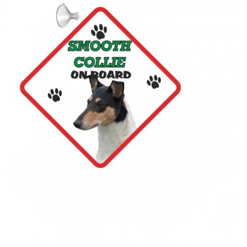 Smooth COLLIE  Hanging Car Sign   233