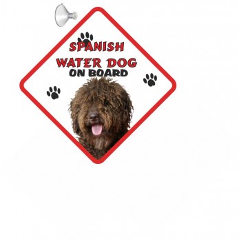 Spanish water Spanish (Brown) Hanging Car Sign   235