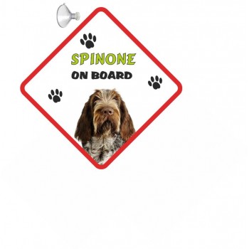 Spinone Hanging Car Sign   236
