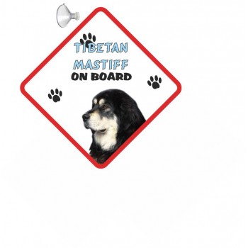 Tibetan Mastiff  Hanging Car Sign   245