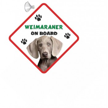 Weimaraner (Puppy) Hanging Car Sign   248