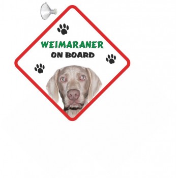 Weimaraner  Hanging Car Sign   249