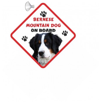 Bernese Mountain Hanging Car Sign   30