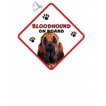 Bloodhound  Hanging Car Sign   33