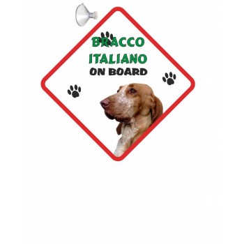 Bracco Italiano  Hanging Car Sign   45