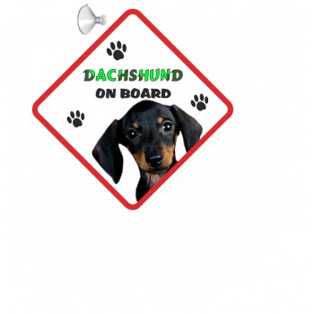 Dachshund (Wire Hair)  Hanging Car Sign   88