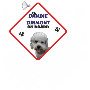 Dandie Dinmont  Hanging Car Sign   91
