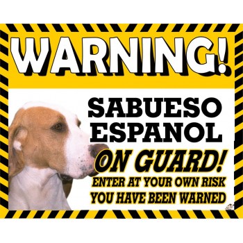 Subueso Espanol Yellow warning metal sign   206